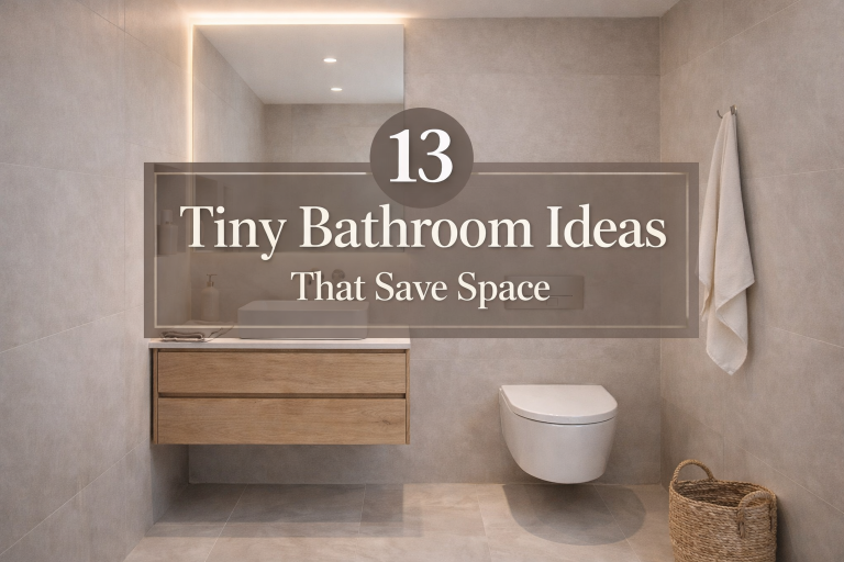 13 Tiny Bathroom Ideas That Save Space 2026