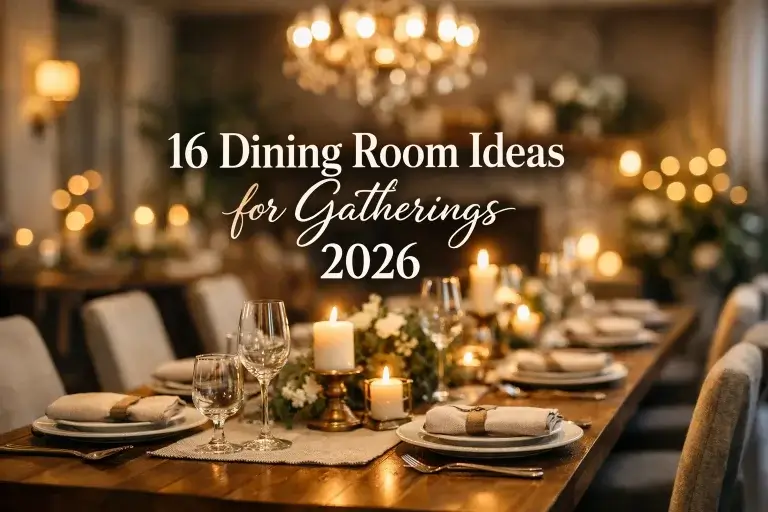 16 Dinner Room Ideas for Gatherings 2026