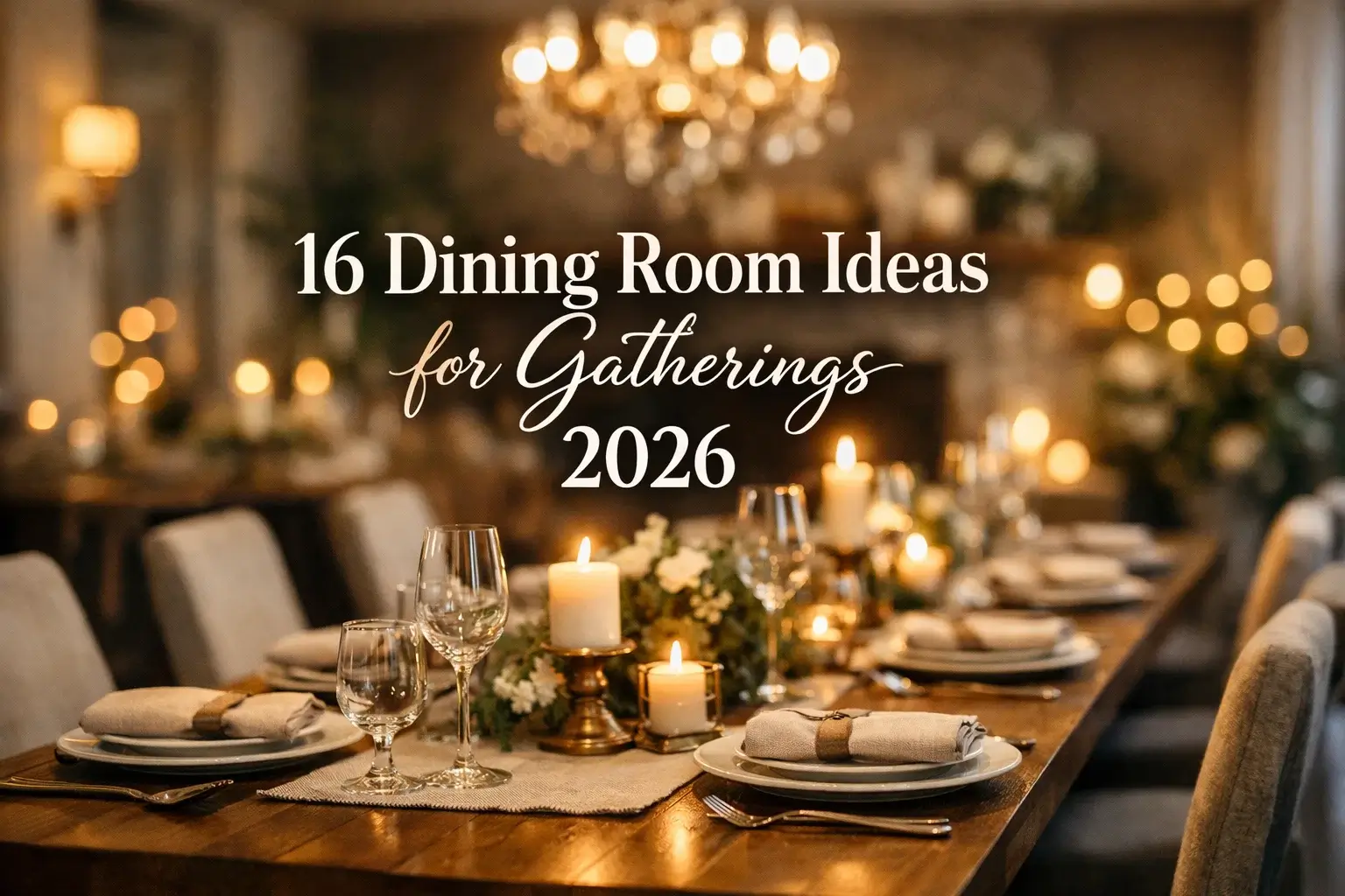 16 Dinner Room Ideas for Gatherings 2026