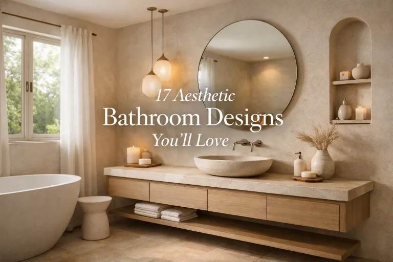 17 Aesthetic Bathroom Designs You’ll Love 2026