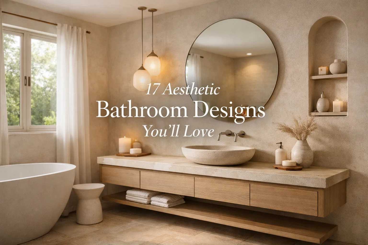 17 Aesthetic Bathroom Designs You’ll Love 2026