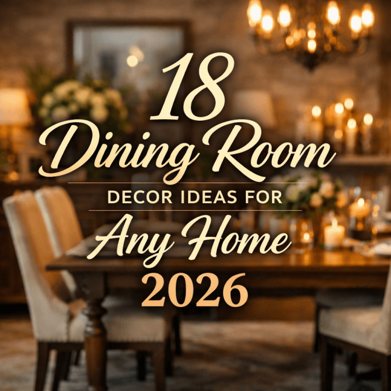 18 Dining Room Decor Ideas for Any Home 2026