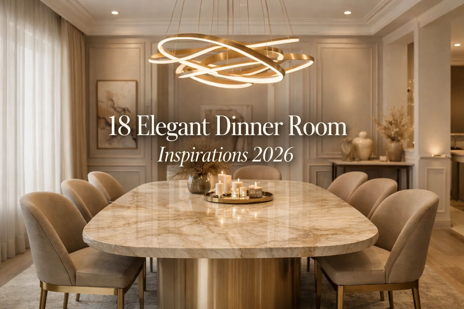 18 Elegant Dinner Room Inspirations 2026