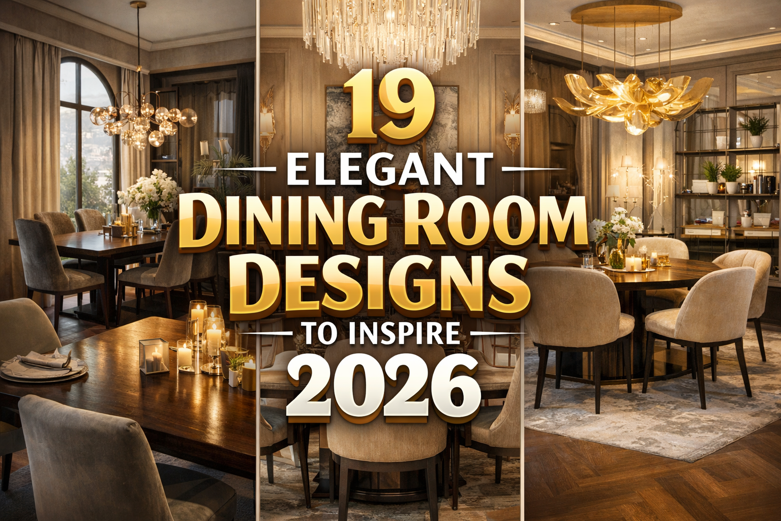 19 Elegant Dining Room Designs to Inspire 2026