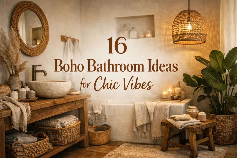 16 Boho Bathroom Ideas for Chic Vibes 2026