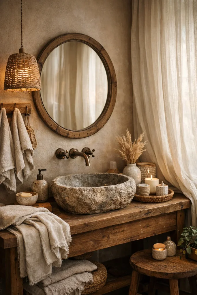 16 Boho Bathroom Ideas for Chic Vibes 2026