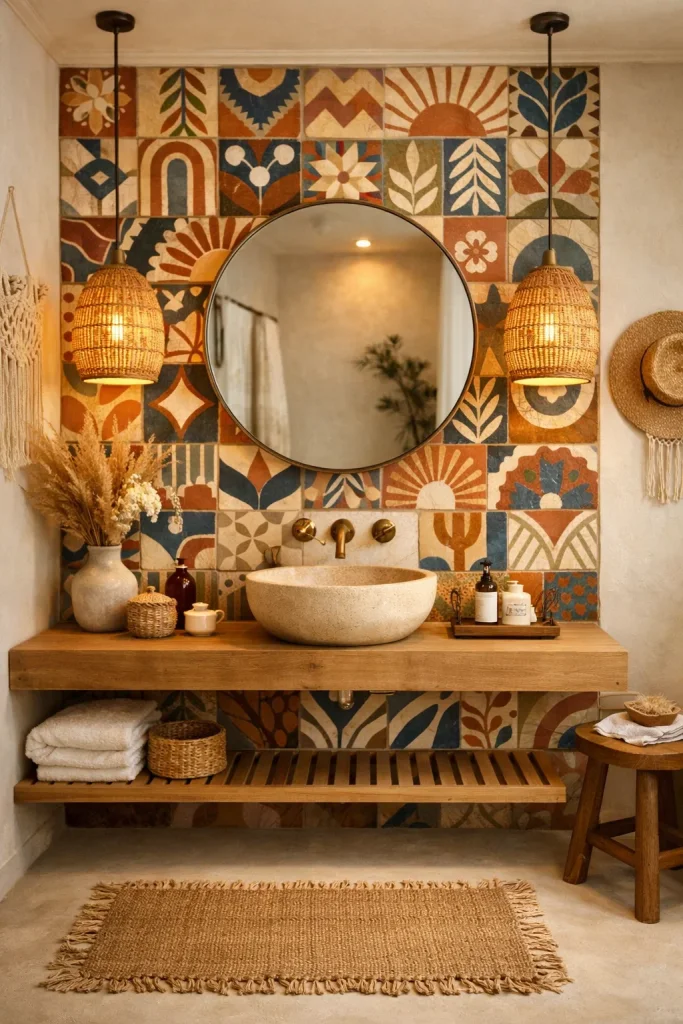 16 Boho Bathroom Ideas for Chic Vibes 2026