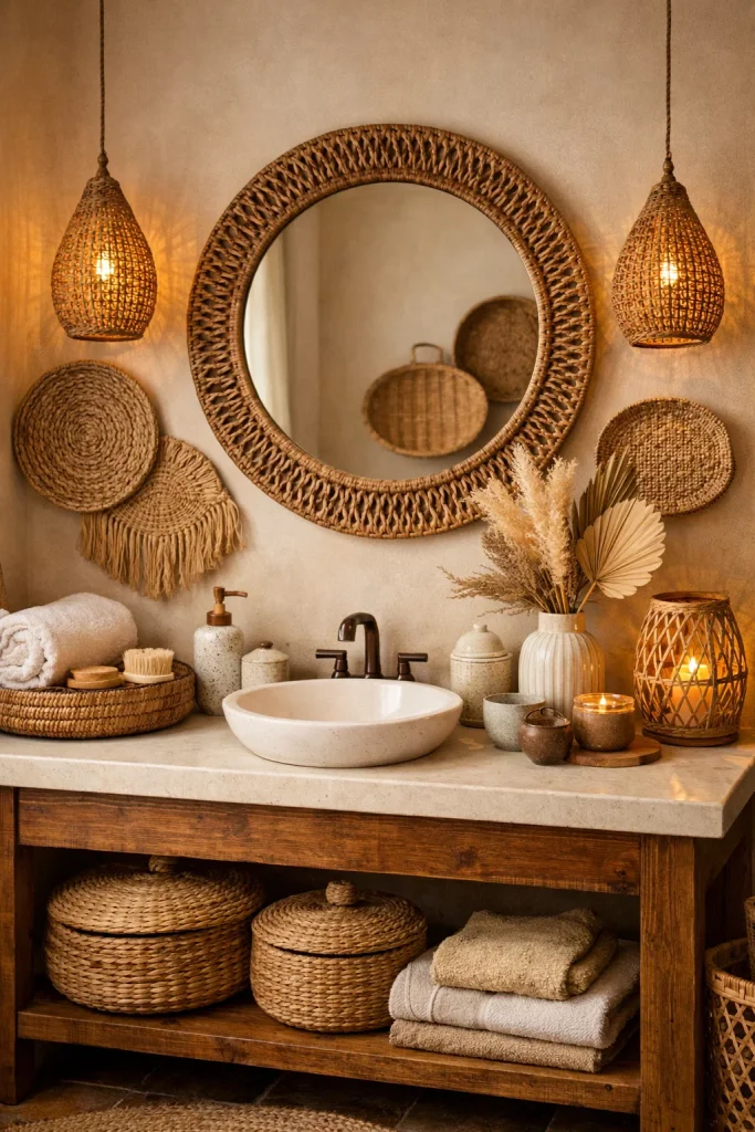 16 Boho Bathroom Ideas for Chic Vibes 2026