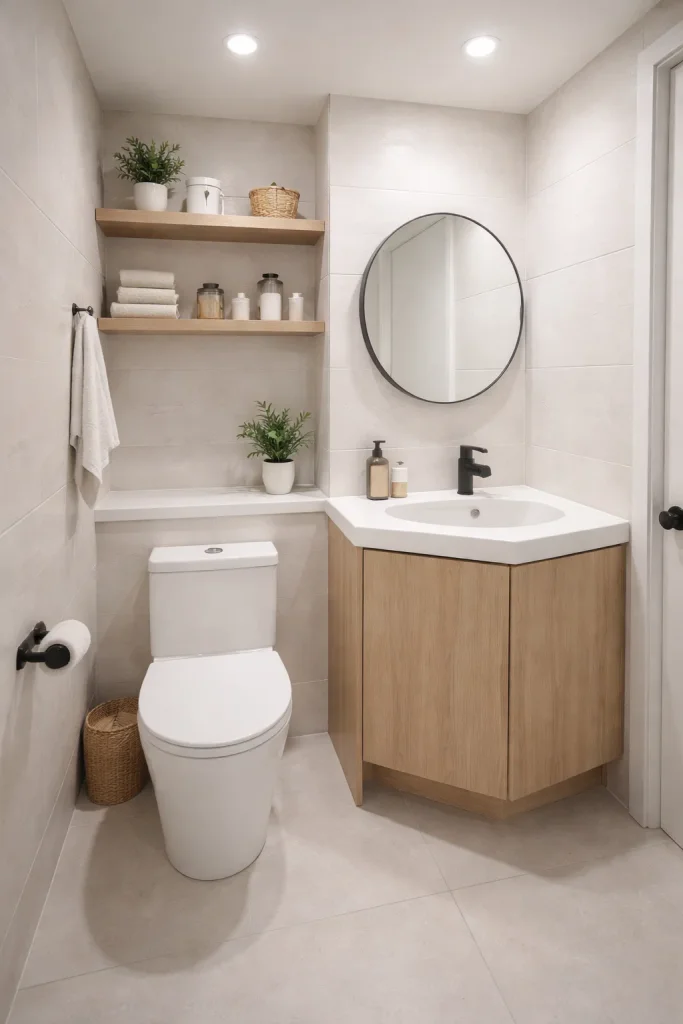 13 Tiny Bathroom Ideas That Save Space 2026