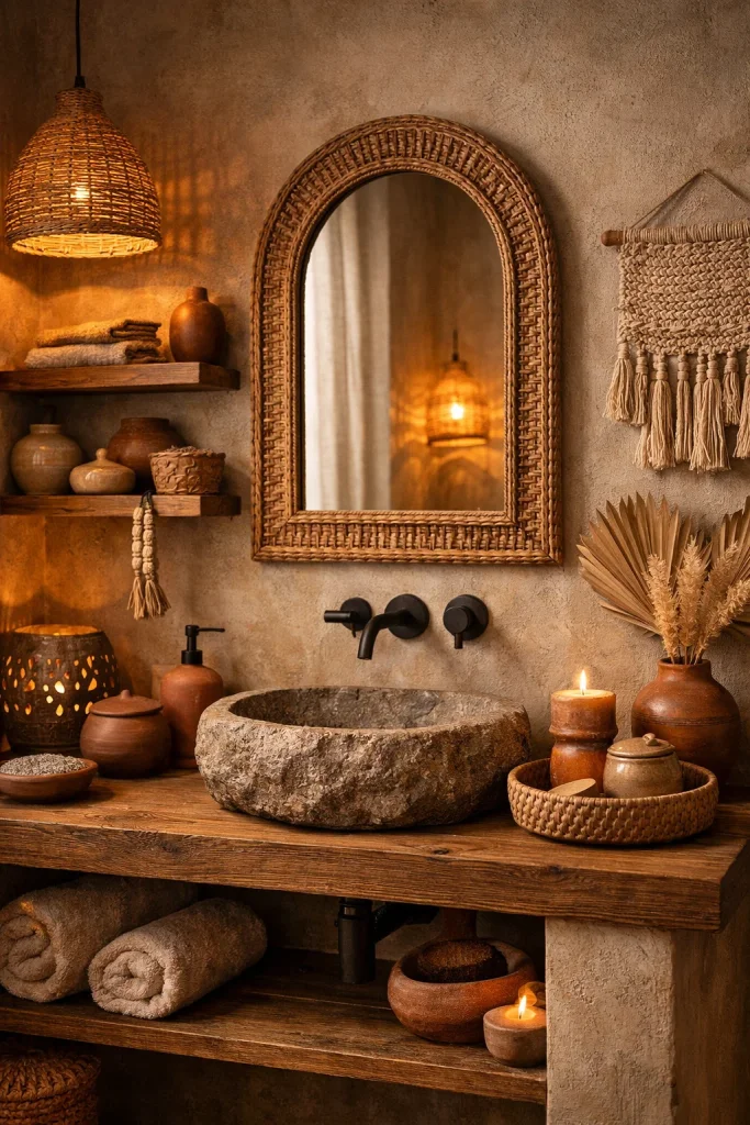 16 Boho Bathroom Ideas for Chic Vibes 2026