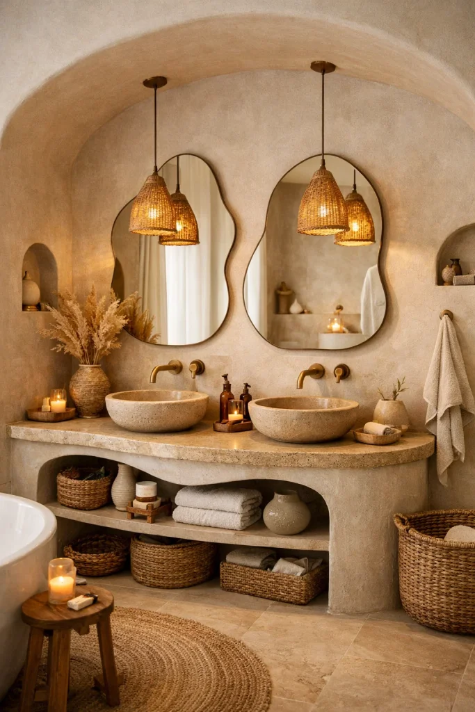 16 Boho Bathroom Ideas for Chic Vibes 2026