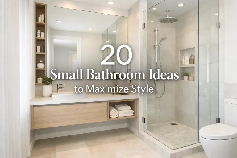 20 Small Bathroom Ideas to Maximize Style in 2026