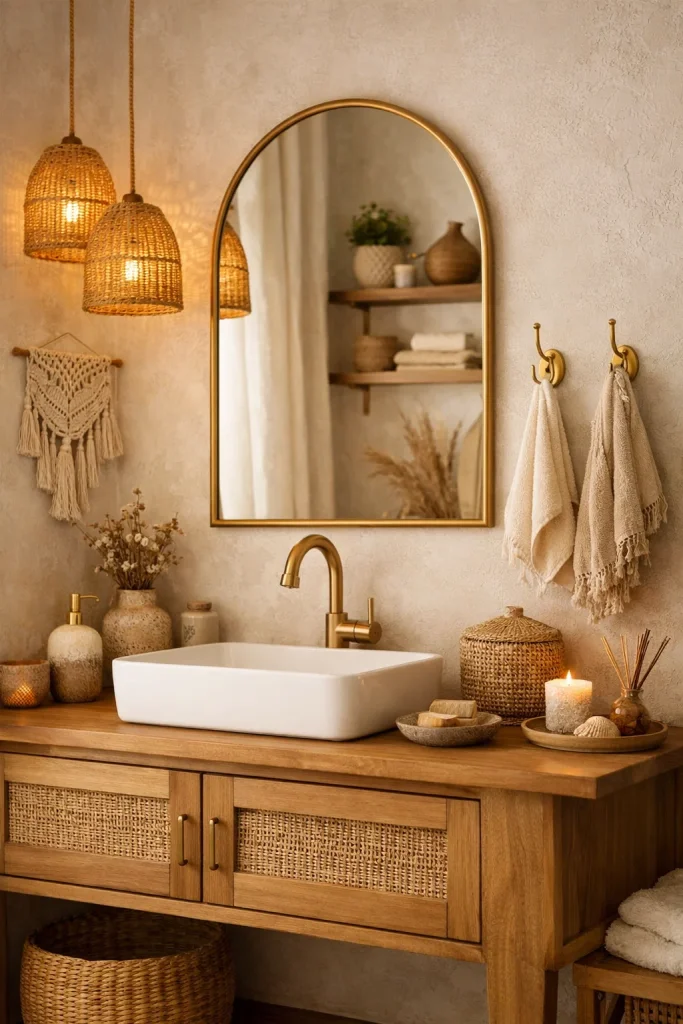 16 Boho Bathroom Ideas for Chic Vibes 2026