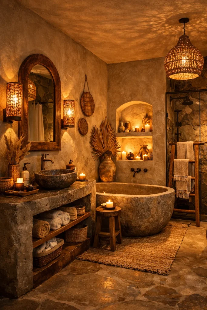 16 Boho Bathroom Ideas for Chic Vibes 2026