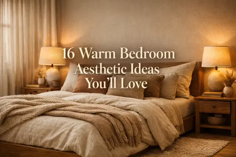 16 Warm Bedroom Aesthetic Ideas You’ll Love 2026