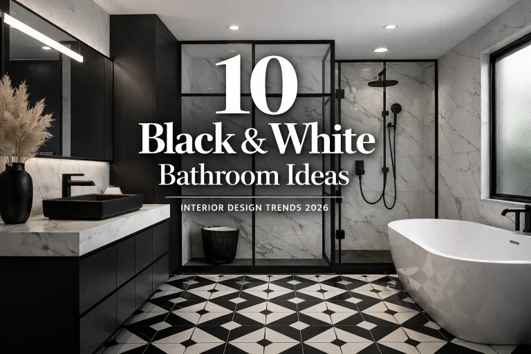 10 Black and White Bathroom Ideas 2026