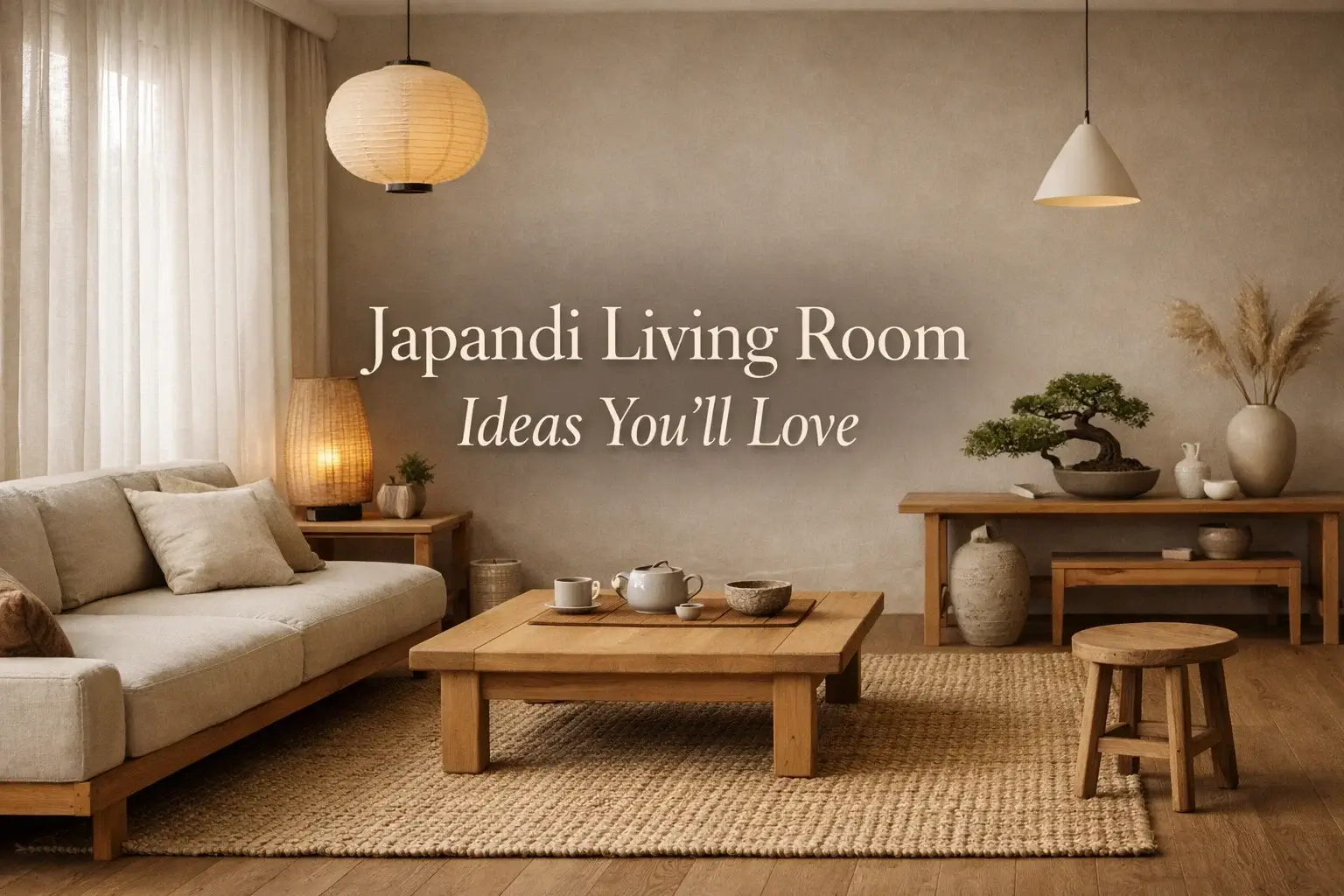 12 Japandi Living Room Ideas for Calm Homes 2026