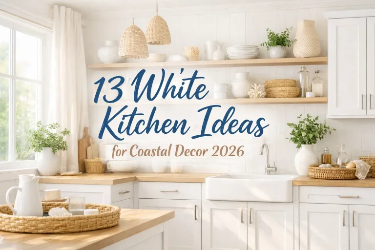 13 White Kitchen Ideas for Coastal decor 2026