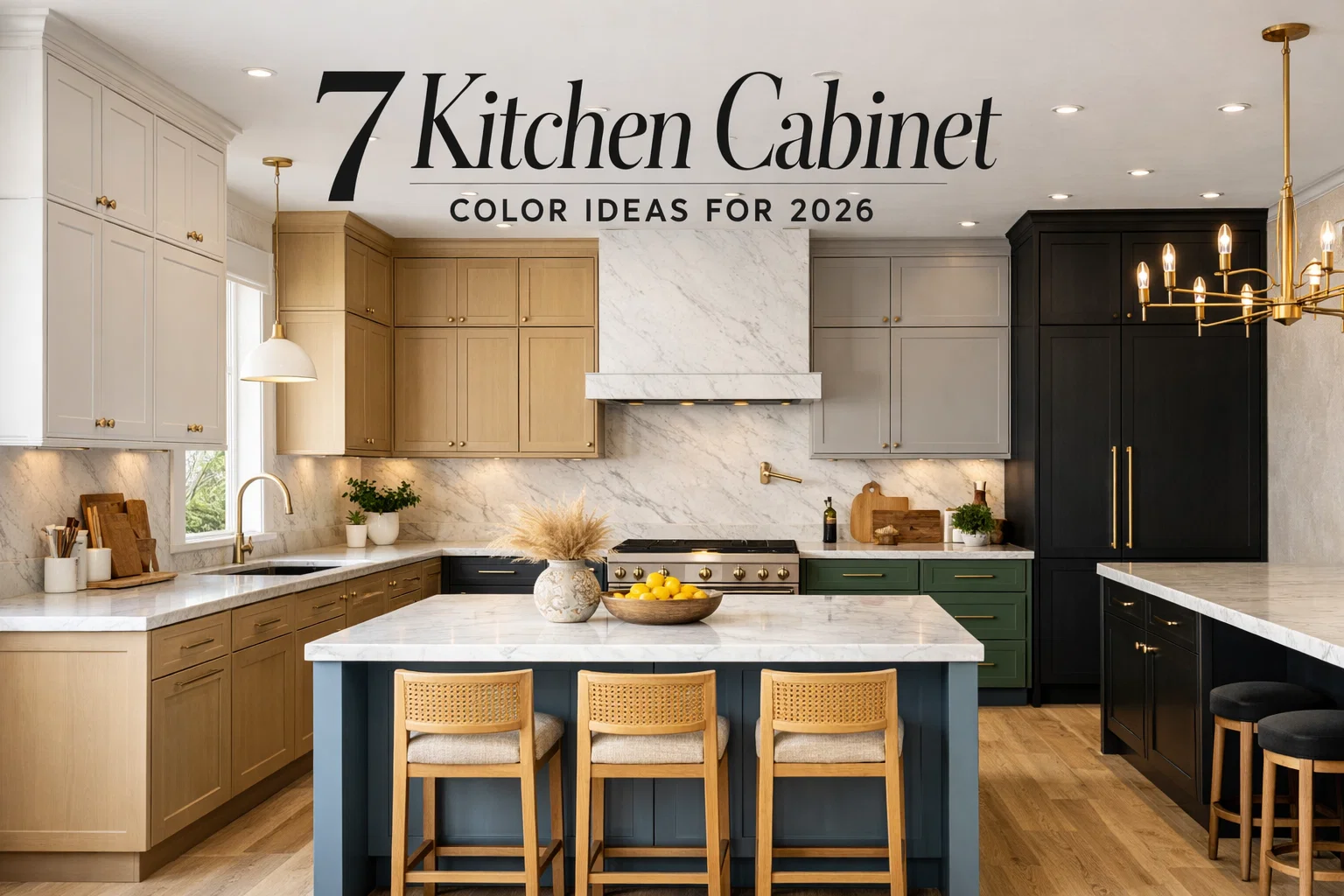 7 Kitchen Cabinet Color Ideas to Try 2026