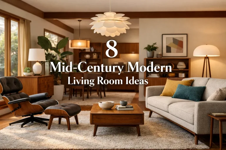 8 Mid Century Modern Living Room Ideas 2026