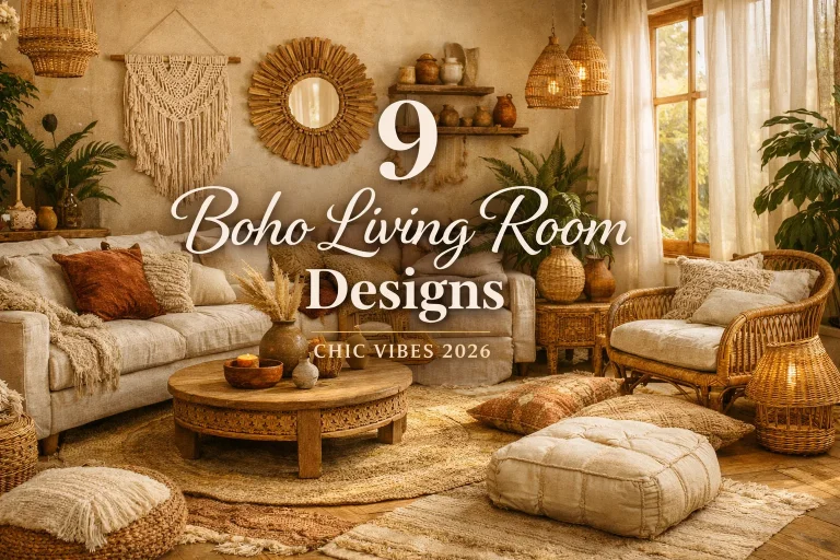 9 Boho Living Room Designs Chic Vibes 2026