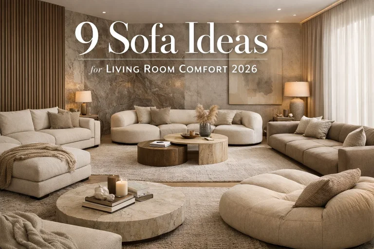 9 Sofa Ideas for Living Room Comfort 2026