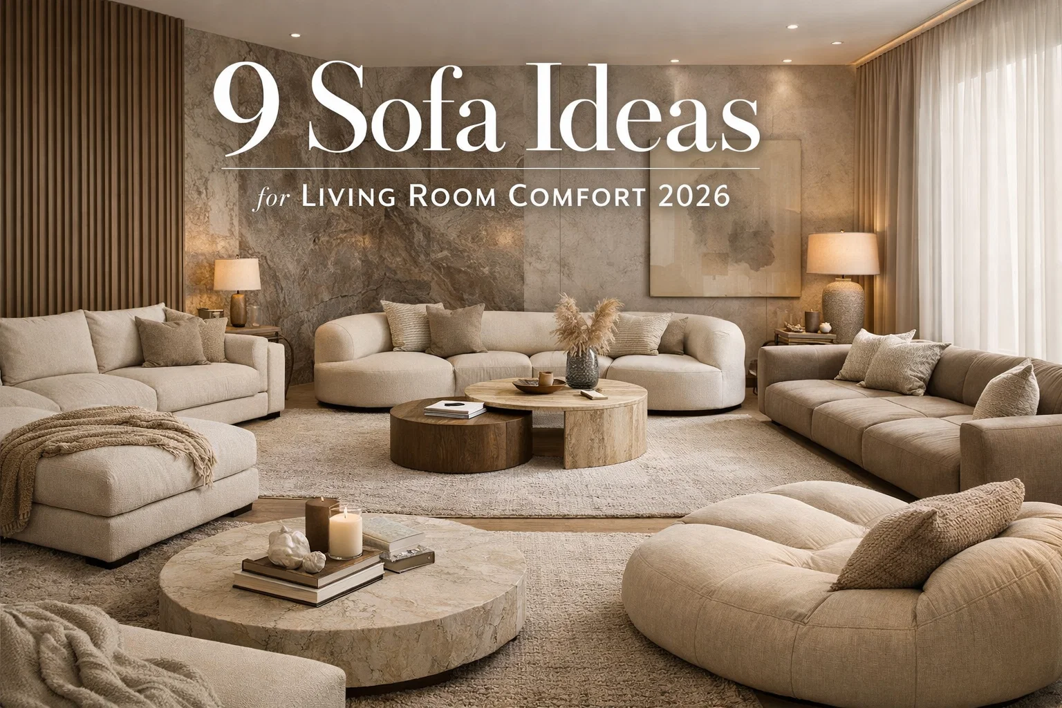 9 Sofa Ideas for Living Room Comfort 2026
