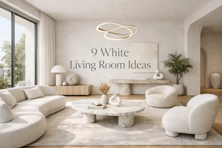 9 White Living Room Ideas for Interior Design 2026