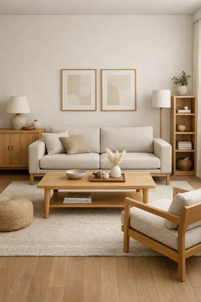 12 Japandi Living Room Ideas for Calm Homes 2026