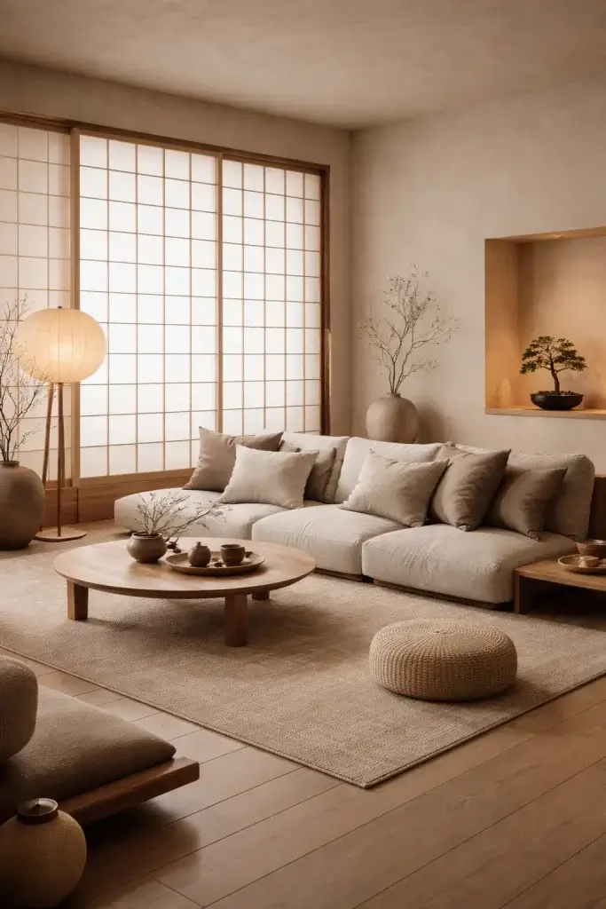 12 Japandi Living Room Ideas for Calm Homes 2026