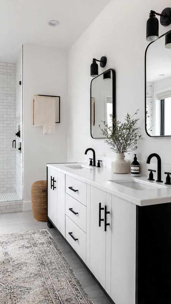 10 Black and White Bathroom Ideas 2026