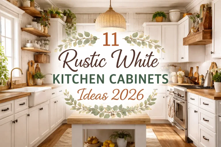 11 Rustic White Kitchen Cabinets Ideas 2026