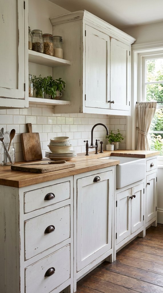 11 Rustic White Kitchen Cabinets Ideas 2026