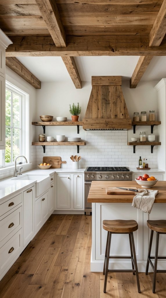 11 Rustic White Kitchen Cabinets Ideas 2026