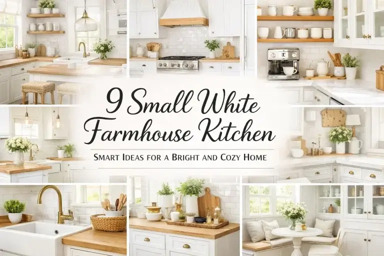 9 Small White Farmhouse Kitchen – Smart Ideas for a Bright and Cozy Home
