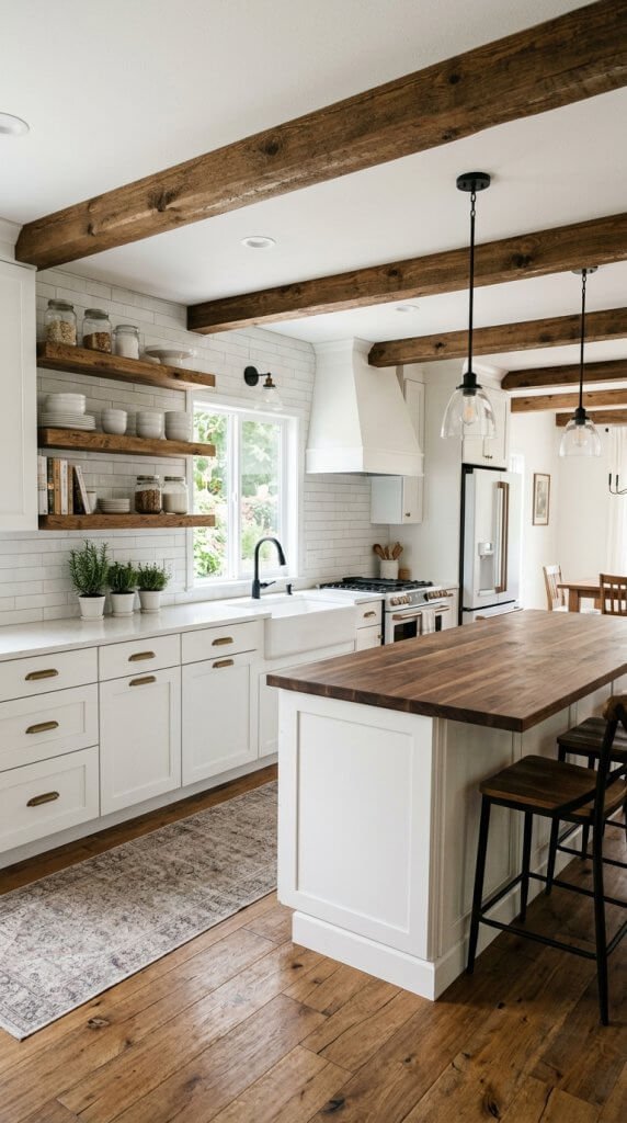 9 Small White Farmhouse Kitchen - Smart Ideas for a Bright and Cozy Home