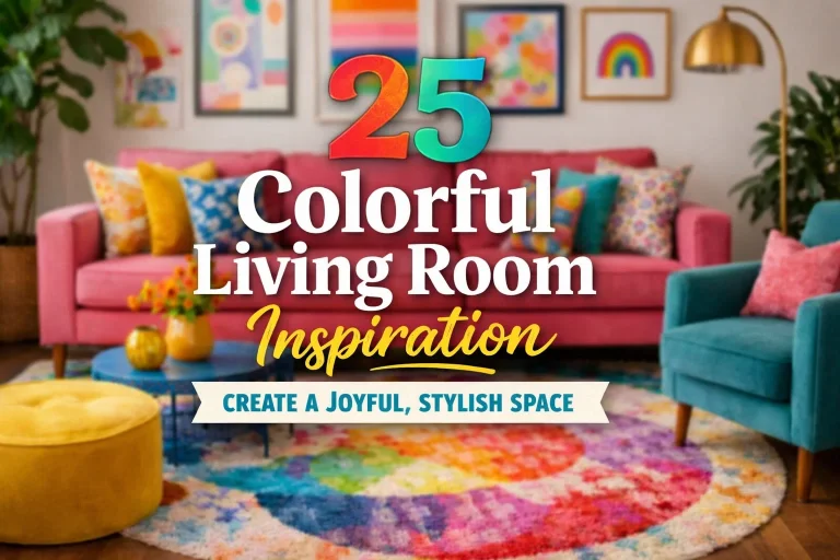 25 Colorful Living Room Inspiration – Create a Joyful, Stylish Space