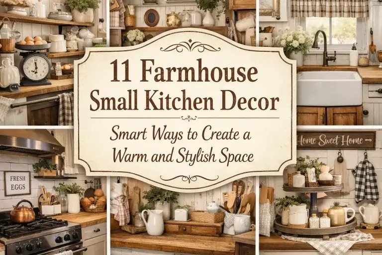 11 Farmhouse Small Kitchen Decor – Smart Ways to Create a Warm and Stylish Space