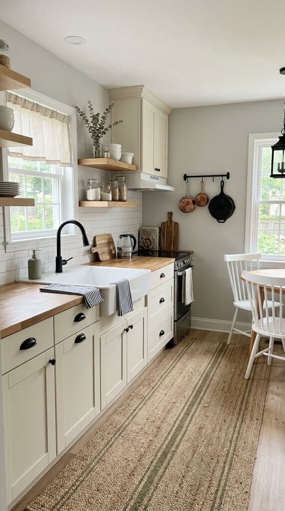 14 Small Modern Farmhouse Kitchen Ideas - Smart Tips for a Stylish, Functional Space