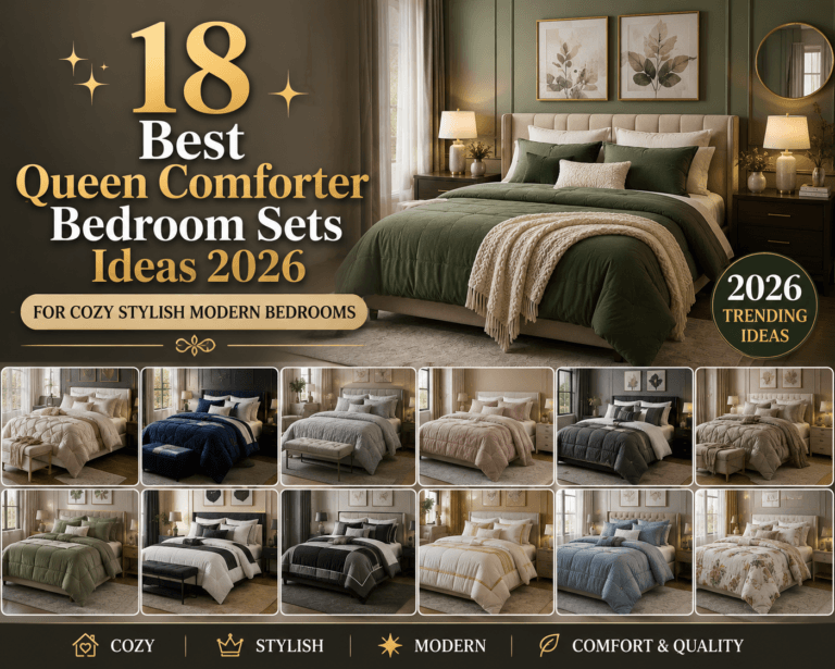 18 Best Queen Comforter Bedroom Sets Ideas 2026 for Cozy Stylish Modern Bedrooms