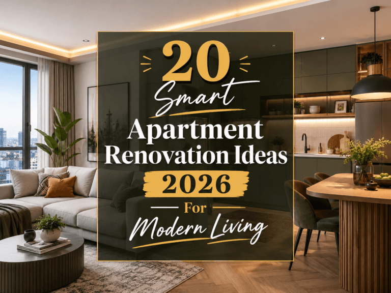 20 Smart Apartment Renovation Ideas 2026 For Modern Living