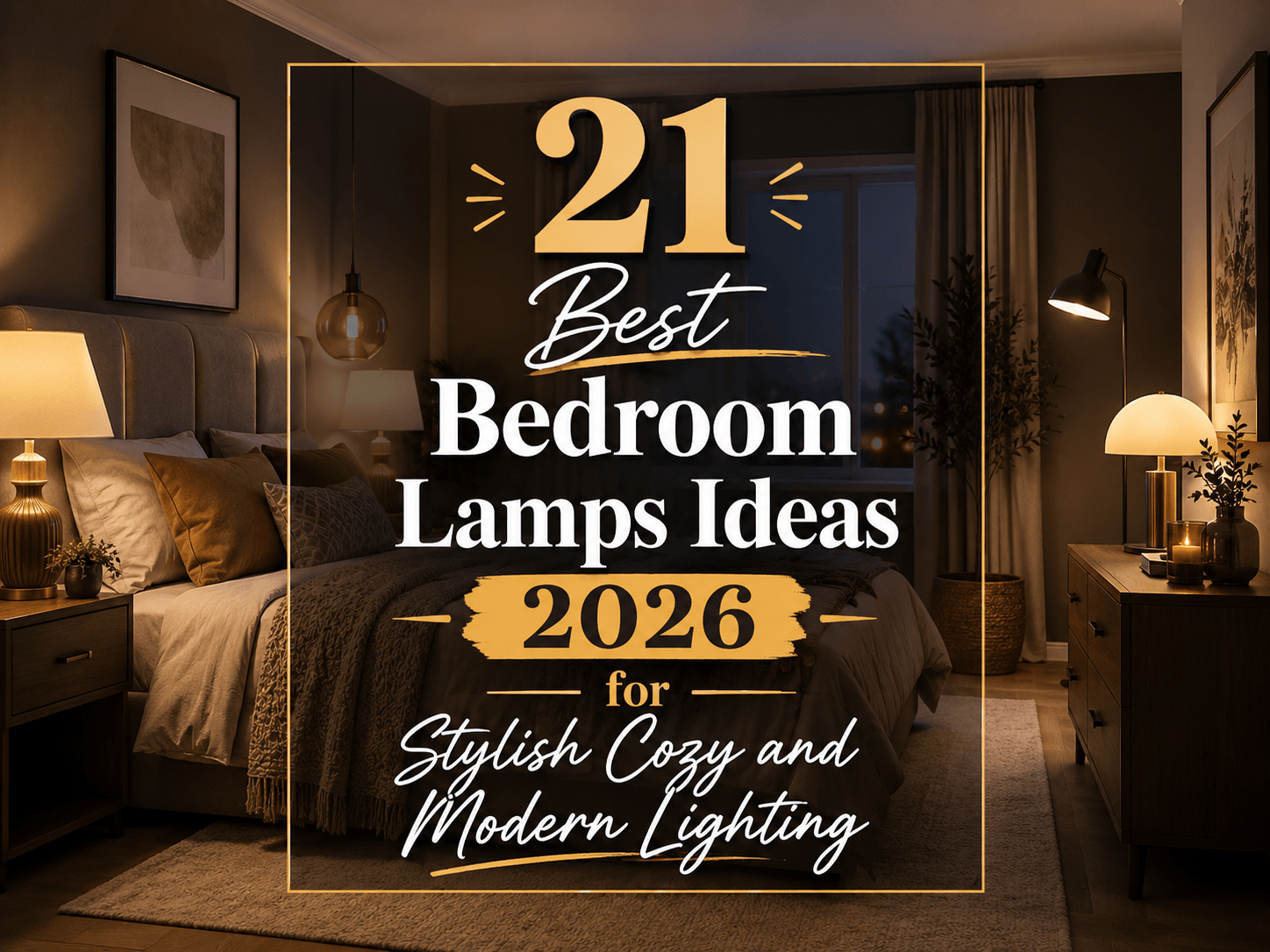 21 Best Bedroom Lamps Ideas 2026 for Stylish Cozy and Modern Lighting