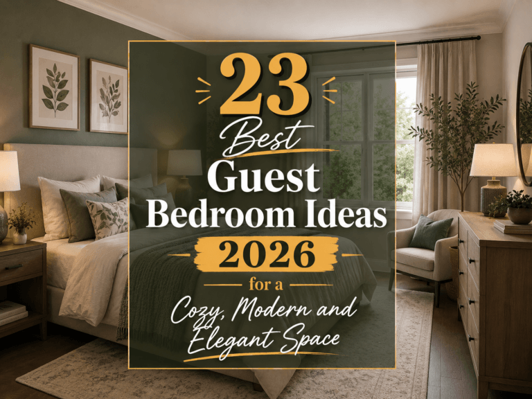 23 Best Guest Bedroom Ideas 2026 for a Cozy Modern and Elegant Space